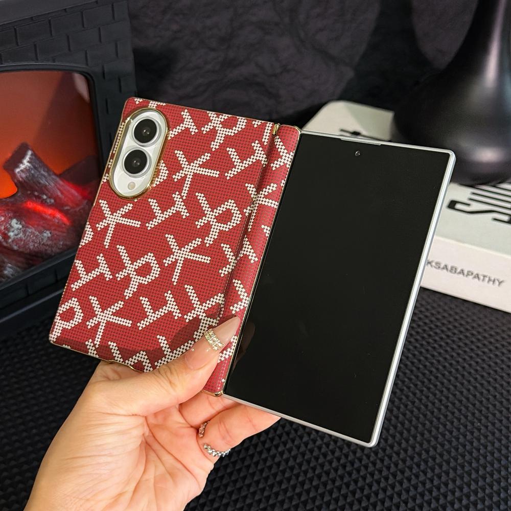 Роскошный технологичный магнитный чехол из углеродного волокна для Samsung Galaxy Z Fold 8 7 6 5 Fold8 Ultra Для беспроводной зарядки MagSafe Чехол