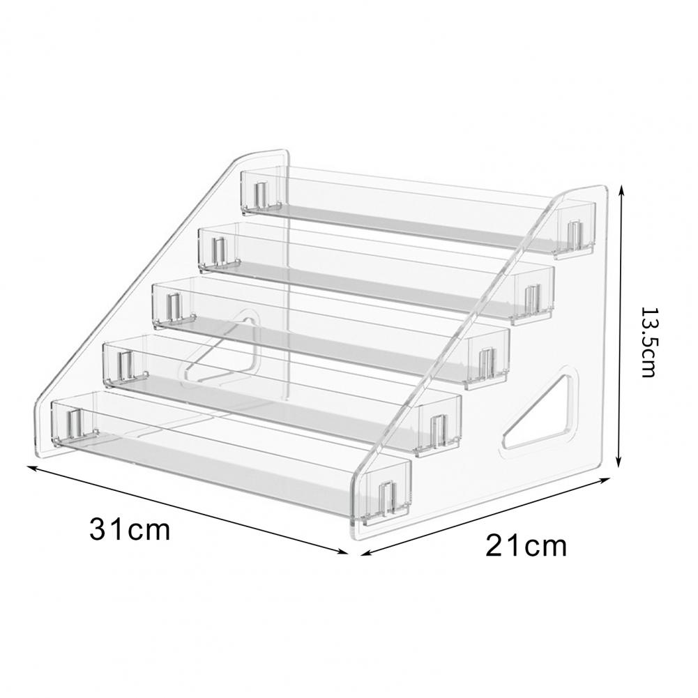 Хранение лосьона для ухода за кожей, прозрачный 5-слойный органайзер для макияжа, коробка для губных помад, теней для век, средств по уходу за кожей, емкость для духов