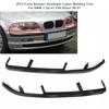 2PCS Front Bumper Headlight Lower Molding Trim For BMW 3 Series E46 4Door 1998-2001