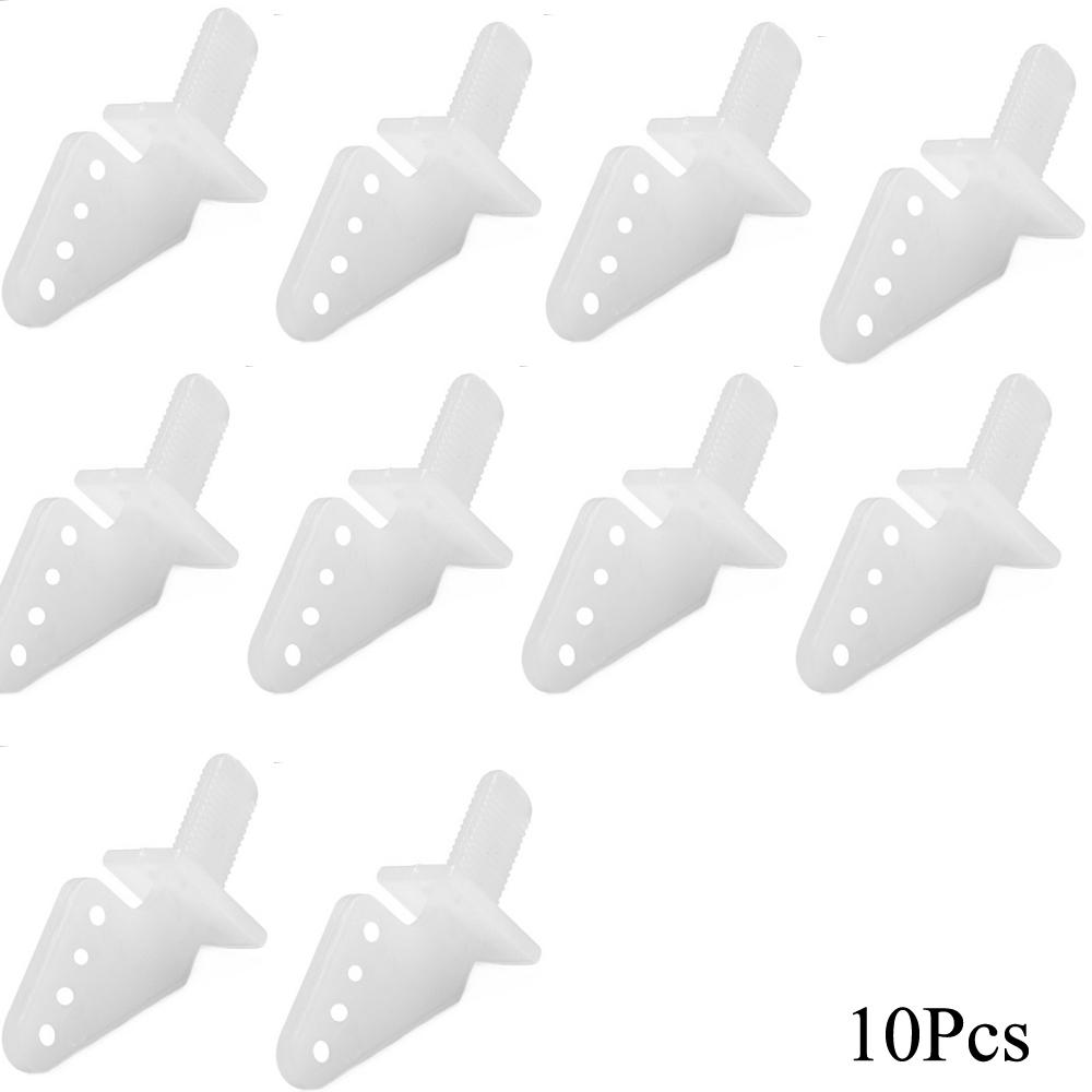5/10Pcs Hot Nylon Four-hole Quick Adjustment Rocker RC Model Airplane KT Rudder Angle Control Horns