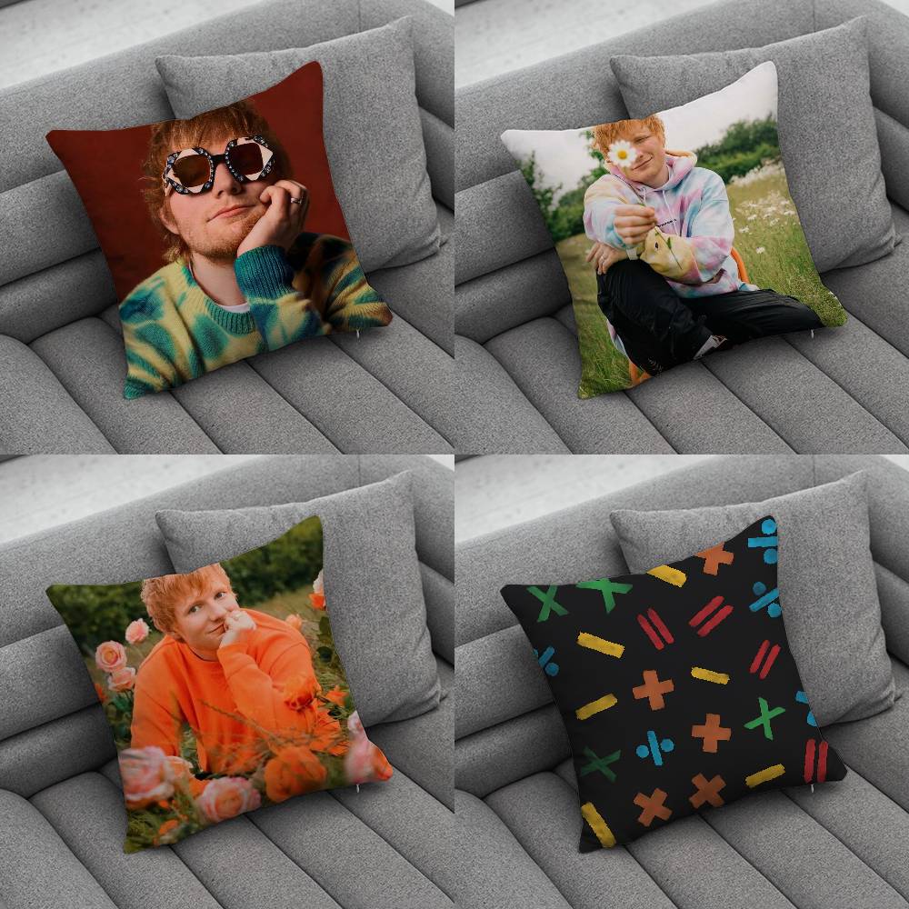 EEdward SSheeran Christopher Pillow Case For Home Bedroom Car Office Decoration Living Room Sofa Cushion Cover Suitable