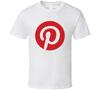 Иконка Логотип Pinterest Футболка Закрепляйте Любимые Картинки Приложения Техногик Футболки