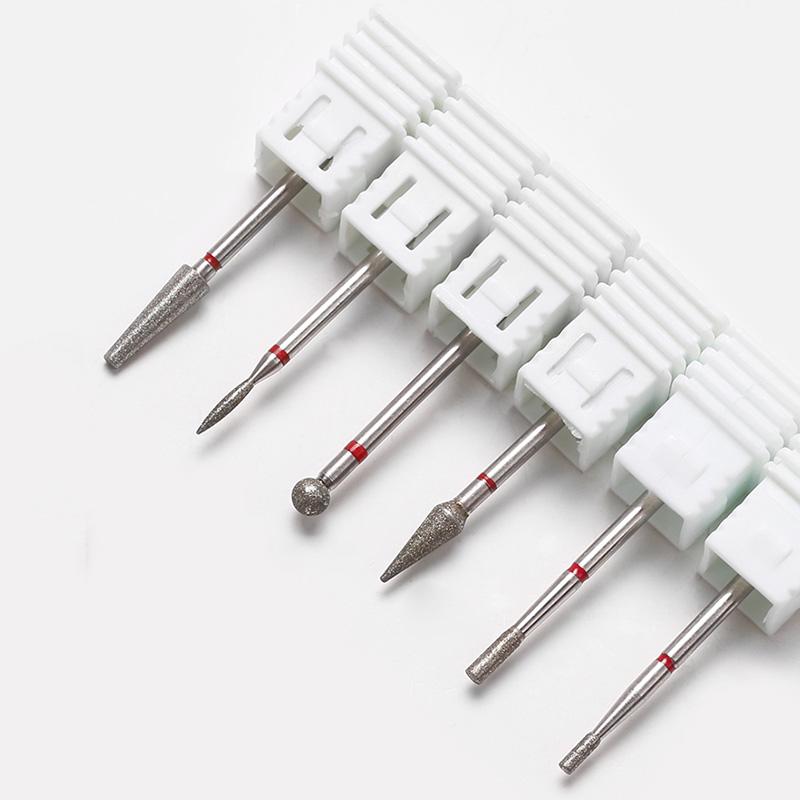 Алмазные фрезы для ногтей Очиститель кутикулы Для электрической дрели Маникюр Педикюр Полировка Инструмент для нейл-арта Салонные Домашние принадлежности