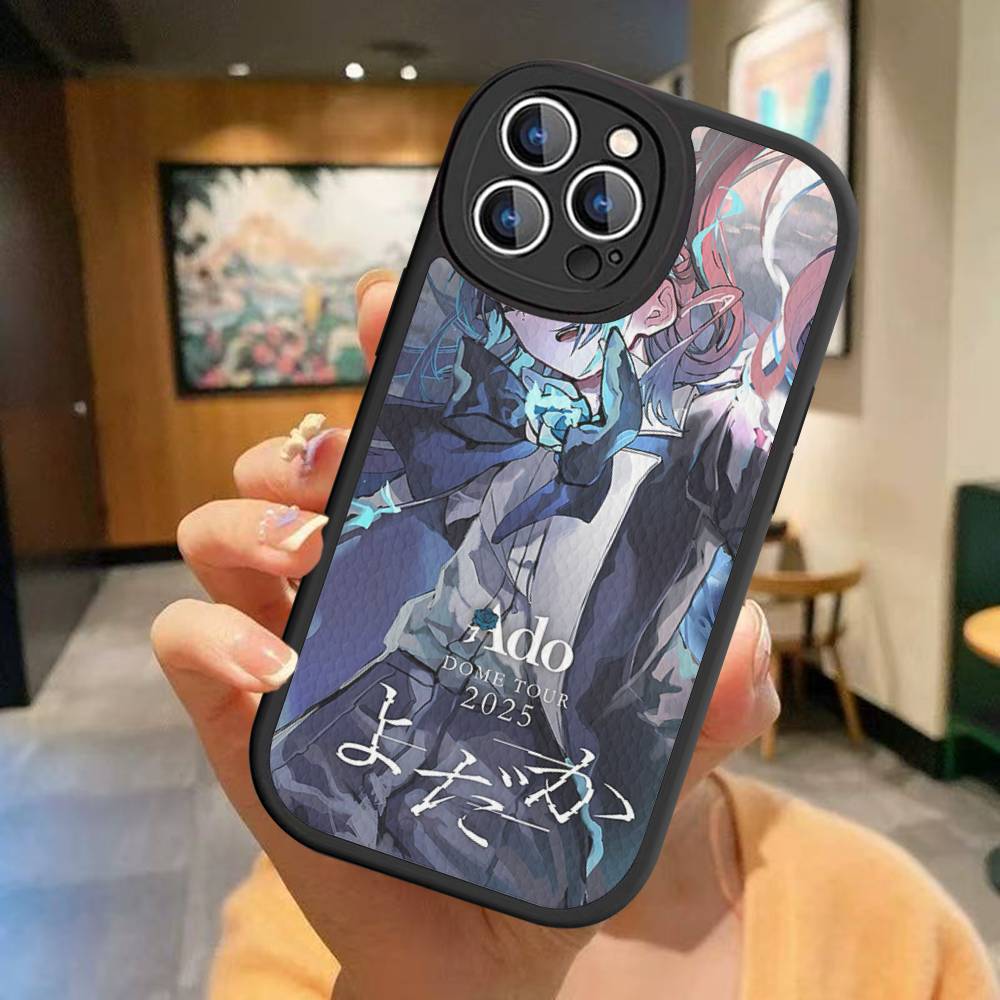 Чехол для телефона Ado Kyogen X Uta Anmie для iPhone 16 15 14 13 12 11 Pro Max Plus Кожаная обложка