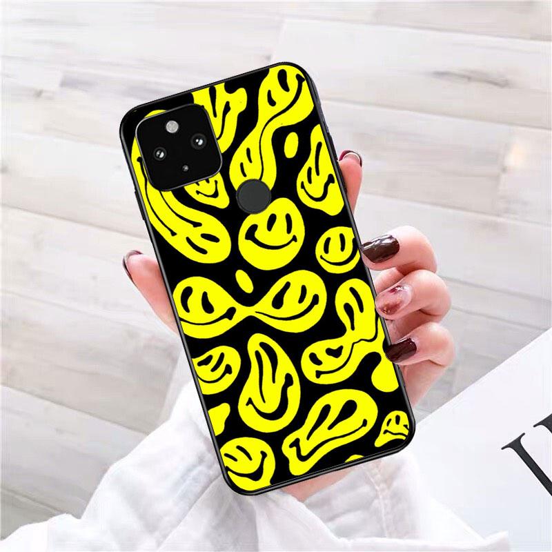 Чехол для телефона с триповым смайликом для Google Pixel 7 Pro 7 6A 6 Pro 5A 4A 3A Pixel 4 XL Pixel 5 6 4 3 XL 3A XL 2 XL