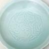 Aritayaki Utsuwa Travelogue Imari Ware Kanzan Kiln Celadon Mat Arabesque Carving Deep Plate Set 52654