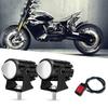 Светодиодный фонарь для мотоцикла Mini Dual Spotlights Headlight Fog Lamp FOR Imperial Benelli 400 Led Far12V Motorcycle Spotlights Jog Rr