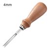 Handmade French Style Edge Beveler Skiving Trimming Cutting Tool Leather Skiving Keen Edge