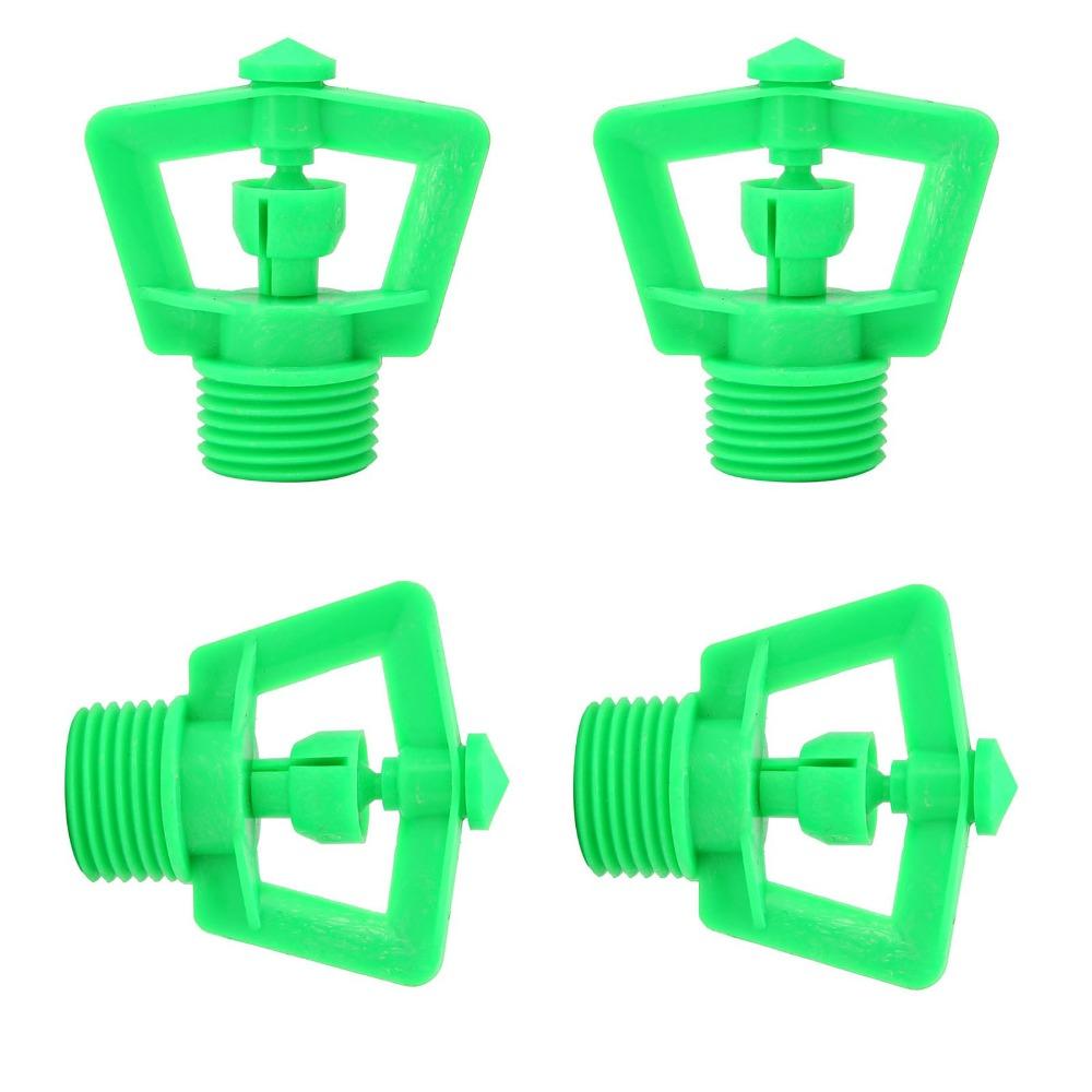 10PCS G1/2 Male Thread Irrigation Sprinkler 360 Degree Lawn Sprinkler Garden Lawn Irrigation