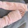 Мягкие длинные перчатки до локтя, гетры для рук, вязаные перчатки без пальцев, согревающие руки перчатки, для девочек и мальчиков