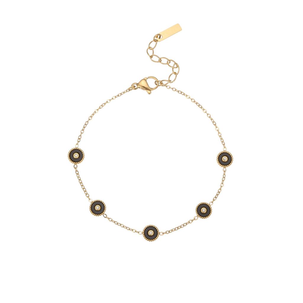Fashion Versatile Heart Shaped Zircon Bracelet With Round Diamond Accents Elegant Jewelry