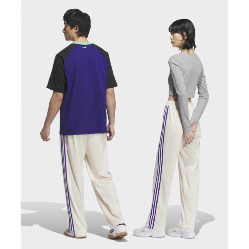Adidas Track Pants Wonder White Purple Jd5265