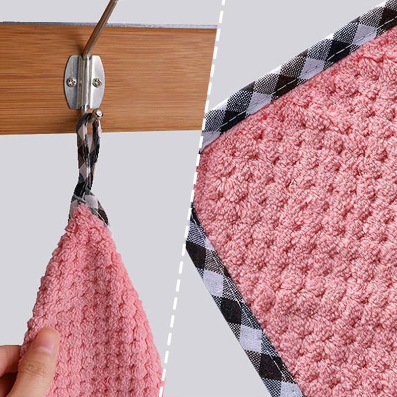 Бытовых супервпитывающих полотенец из микрофибры, салфеток для кухонной посуды, салфеток для мытья посуды с антипригарным покрытием, инструментов для чистки и протирания посуды