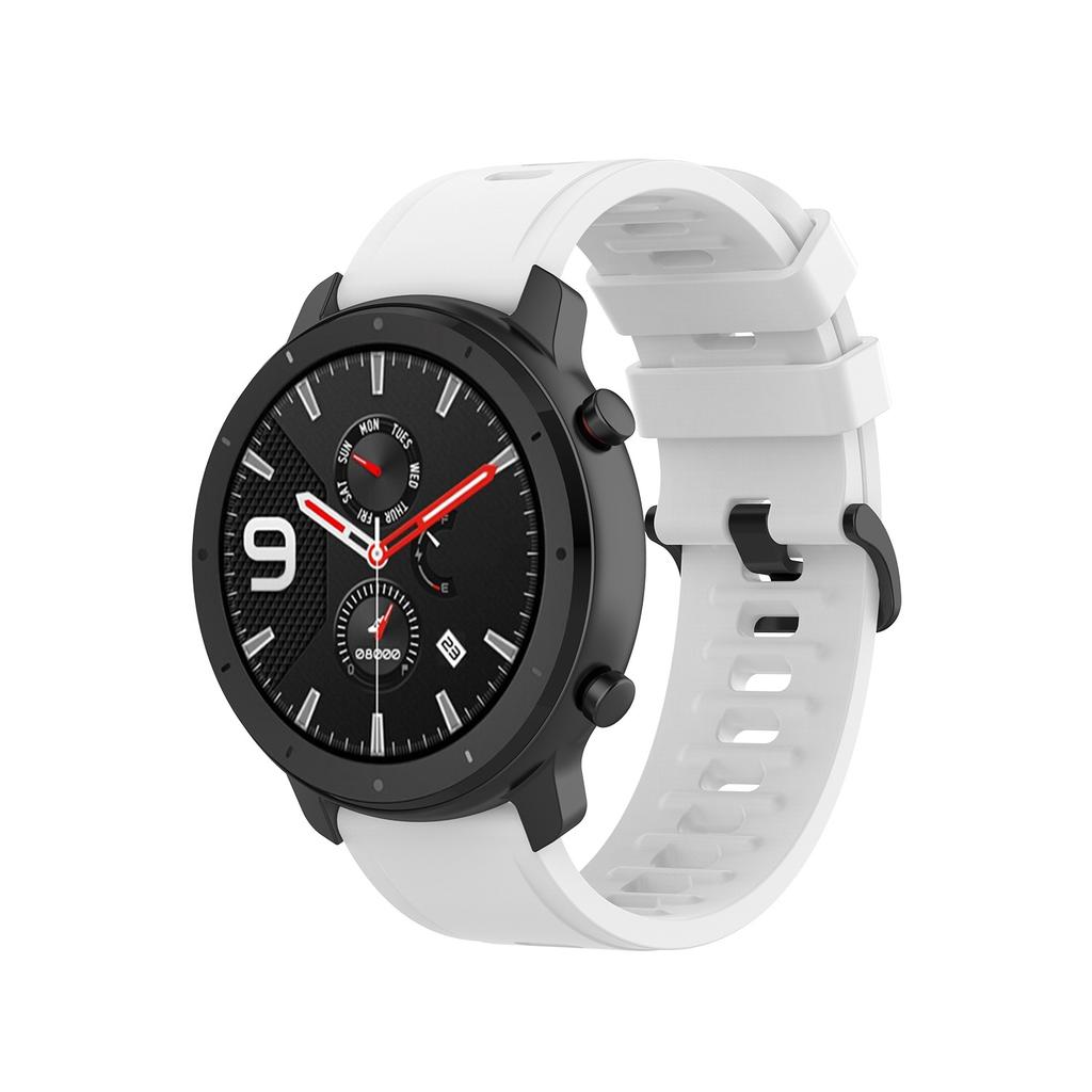 Силиконовый ремешок 22 мм 20 мм для Amazfit Active 2/GTS 4 Mini 3 2e Браслет для Amazfit GTR/4 3 Pro 47 мм/Amazfit Bip 6/Balance 2 Ремешок