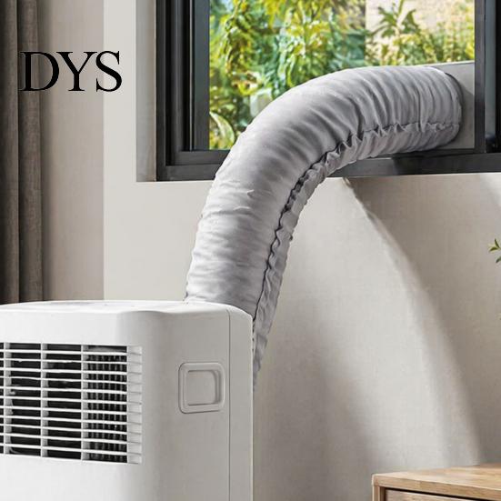 Durable Exhaust Hose Thermal Sleeve Portable Air Conditioner Insulation Sleeve, 59 Inch Universal Duct Wrap for Flexible Heat Shield 5-5.9 Hoses,
