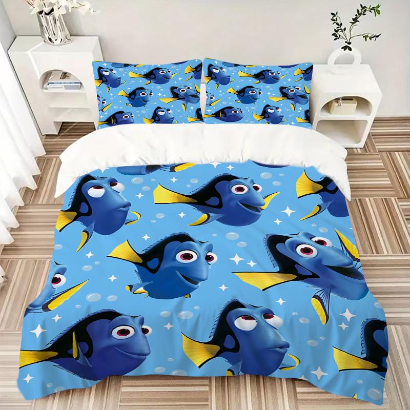 Dory Print 3Pcs Bedding Setduvet Cover With 2 Bedropillowcase Home Birthday Gift