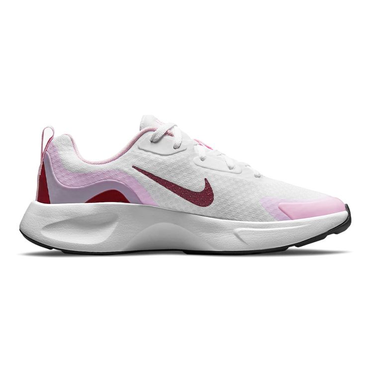 Nike Детские кроссовки Wearallday GS White Dark Beetroot Розовый Розовый-Пена Темно-Дымчато-Серый CJ3816-105
