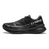 Li Ning Ling Yue Ткань Нескользящие Износостойкие Низкие Беговые Кроссовки Мужские Черные ARSU097-6