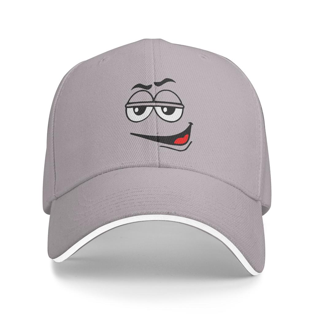 Custom Punk Unisex Cartoon Chocolate Red Candy Face Baseball Cap Adult Adjustable Dad Hat Unisex WoUnisex Sports Snapback Hats