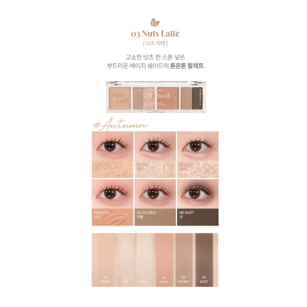 Forencos Палитра теней для век Soft Mood 6,1 г 4 цвета