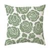 New Matcha Color Simple Cushion Pillow Geometric Backrest Super Soft Sofa Cushion Cover