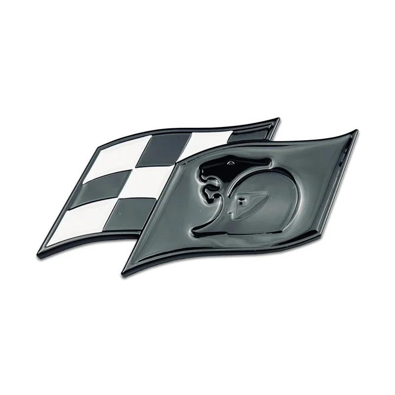 Car Front Grille Emblem Tail Box Metal Bagde Sticker