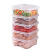Airtight Freezer & Fridge Storage Box for Meat, Vegetables, and Meal Prep