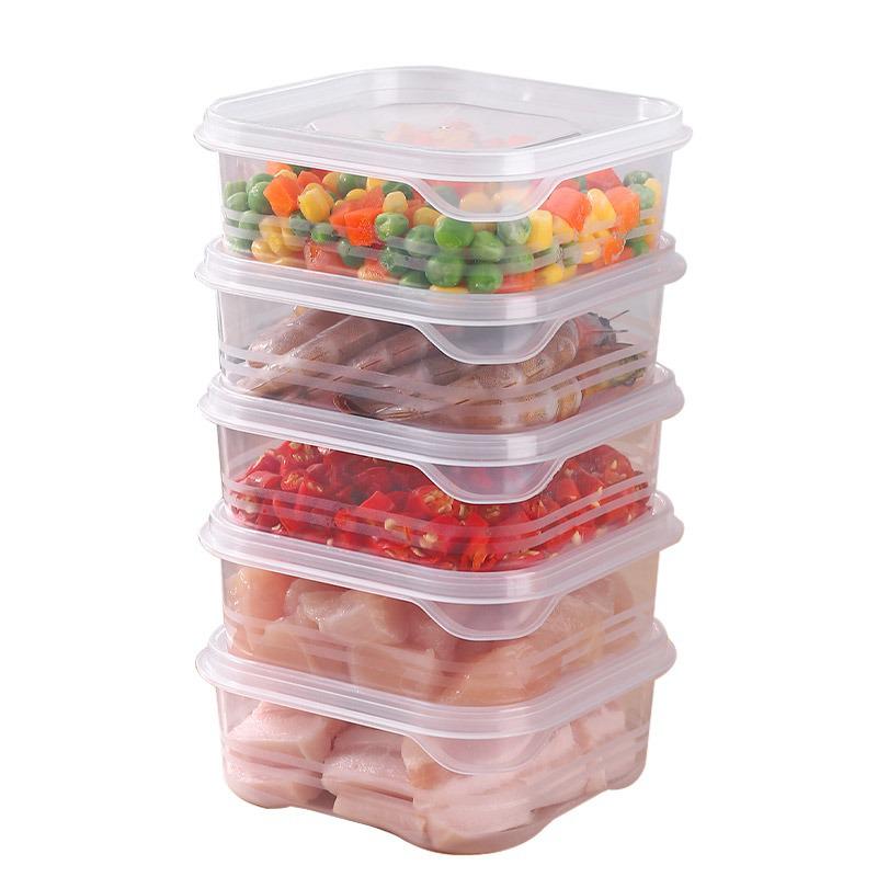 Airtight Freezer & Fridge Storage Box for Meat, Vegetables, and Meal Prep