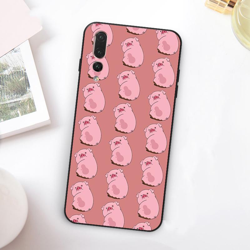 Милый РОЗОВЫЙ Кавайный Поросенок Для Huawei Nova 12i 12s 11i 7i 8i Y73 Y70 Y90 Y60 Y72 Y61 Y91 9 10 SE P30 Pro P40 Lite Чехол