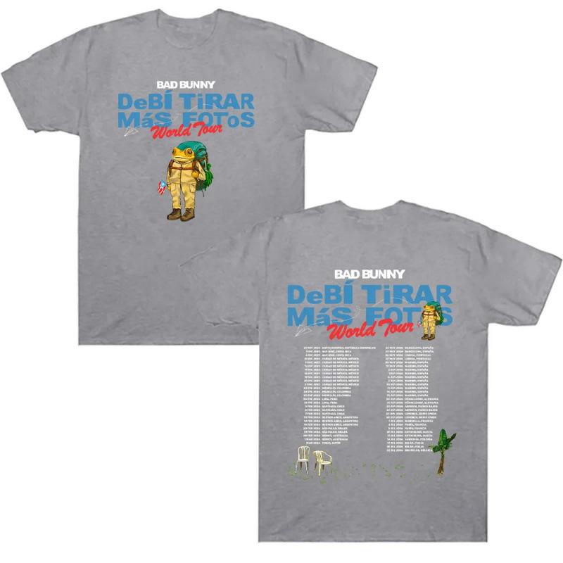 Fashion Women's T-Shirt Bad Bunny Deb í Tirar Más Fotos World Tour 2026
