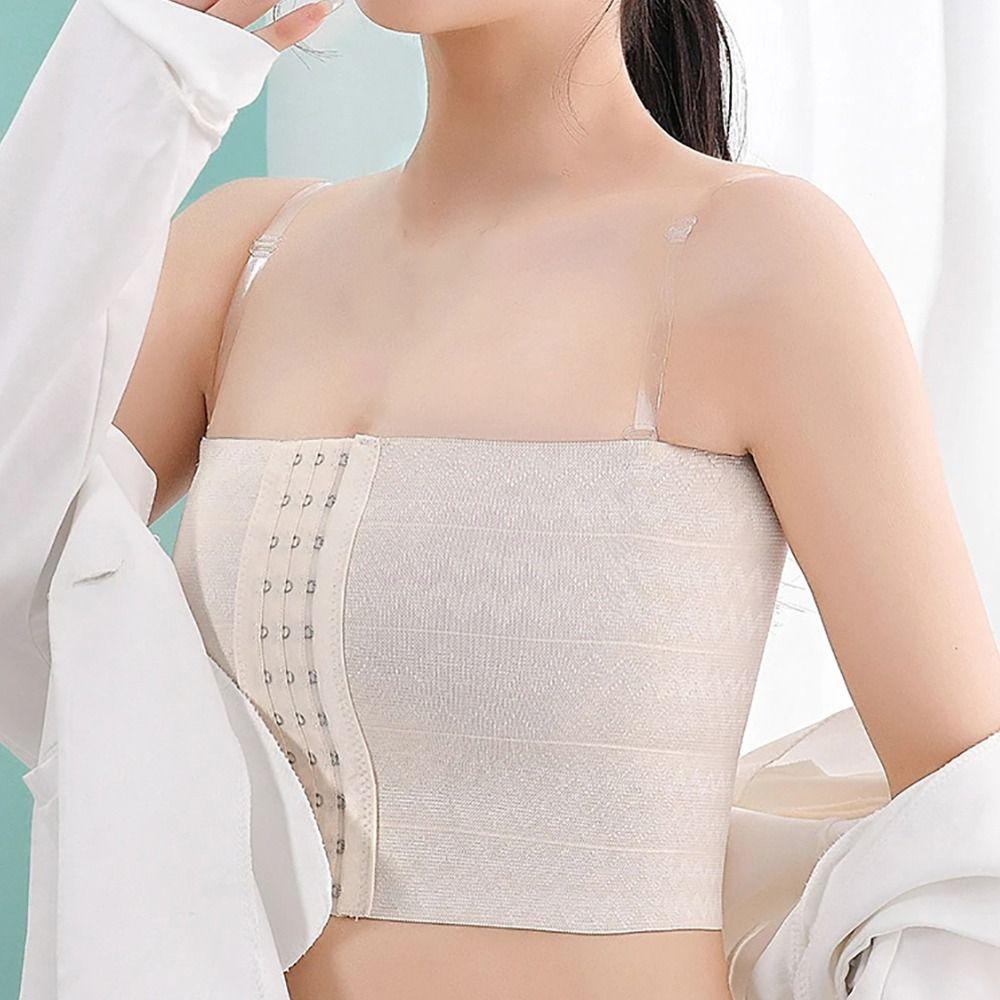 1Pcs Trans Lesbian Chest Shaper With Bra Straps Breast Binder Durable Tank Top Corset