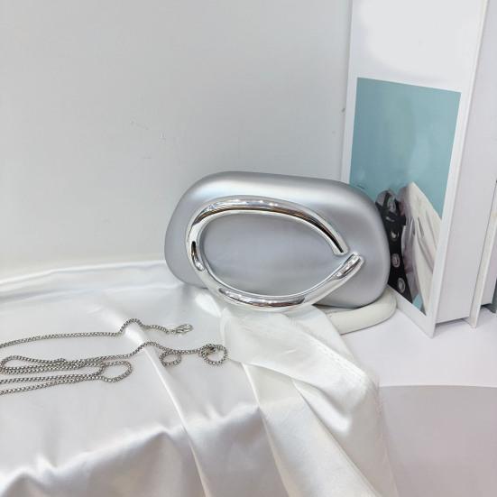 Акриловый клатч для женщин Круглый клатч со съемным ремешком Вечерняя сумочка Кроссбоди для свадьбы, вечеринки, выпускного