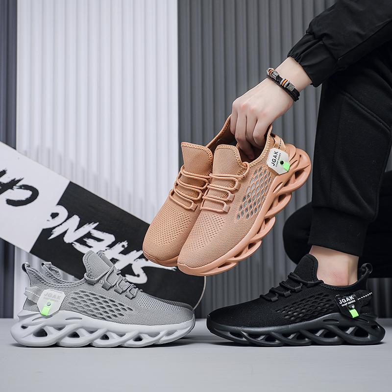 Мужская обувь большого размера, легкая, дышащая сетчатая обувь, мужские кроссовки, беговые кроссовки, теннис, спорт, мужская обувь