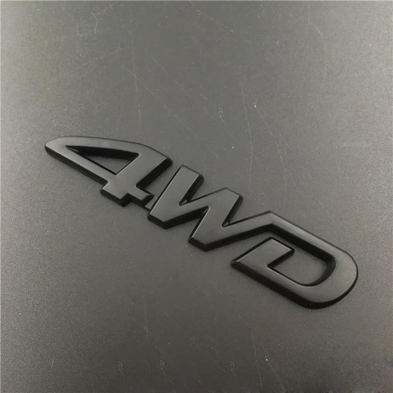 1 шт. 3D Хромированные Металлические Буквы Логотип Автомобиля 4WD Наклейка-Шильдик на Крыло Сторону Задний Багажник Автомобиля