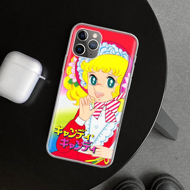 Аниме Конфетный Чехол для Телефона для iPhone 11 12 13 Mini 14 15 Plus 16 Pro Max 17 Air 7 8 + SE Арт Индивидуальный Fundas 11 12 13 Mini