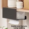Punch-Free Wall-Mounted Tissue Rack Moisture-proof Napkin Storage Holder  Under Cabinet