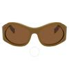 Salvatore Ferragamo Brown Wrap Ladies Sunglasses Sf1078s 320 59