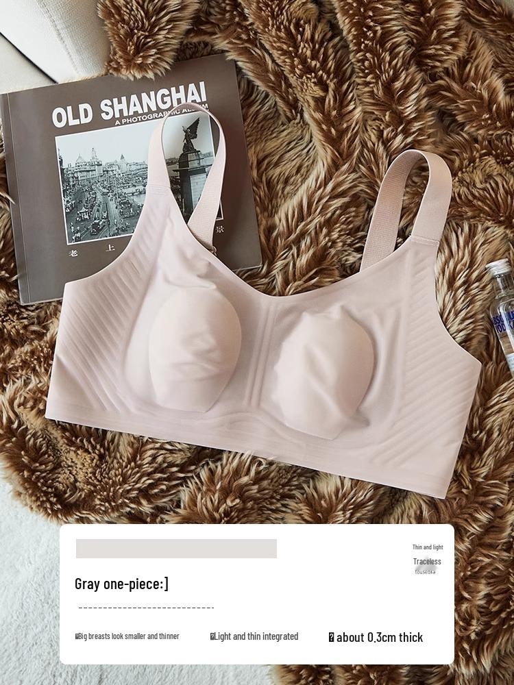 Women's Bust Minimizer: Ultra-Thin Support, Anti-Sag Seamless Cool Full Cup Bra for Summer