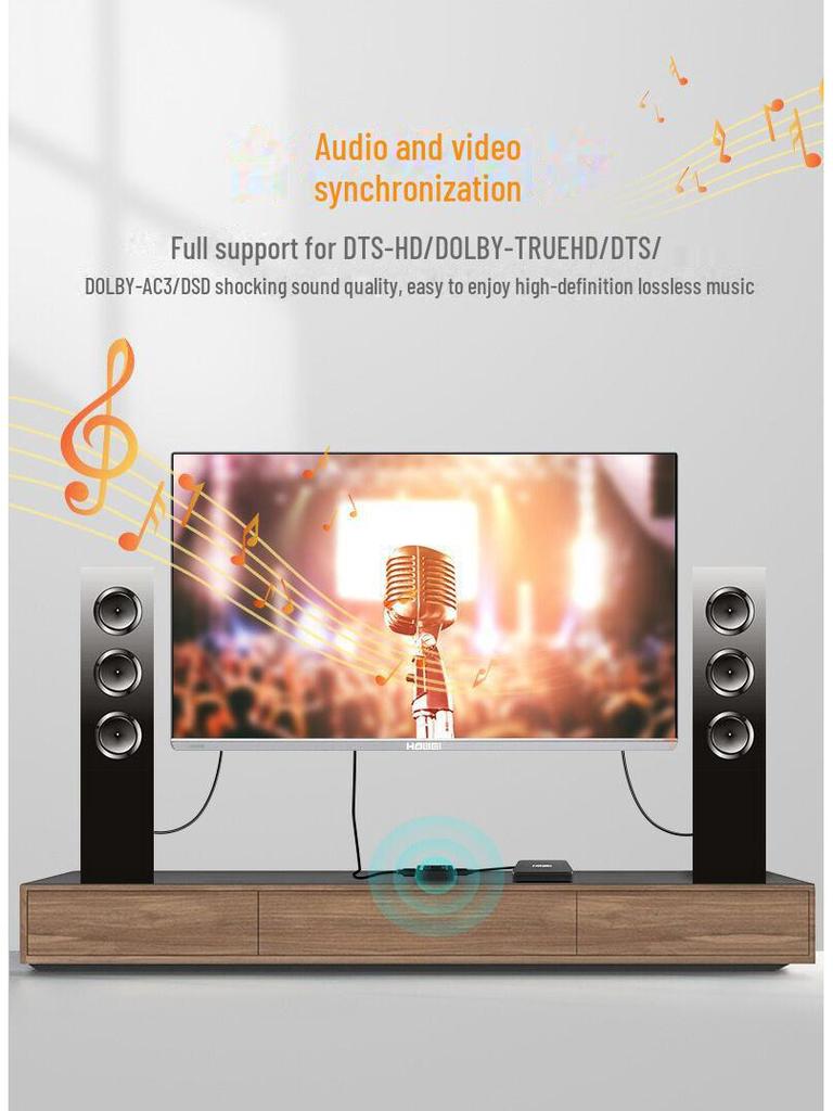 Двунаправленный коммутатор HDMI 2-в-1/1-в-2, поддерживает 4K UHD