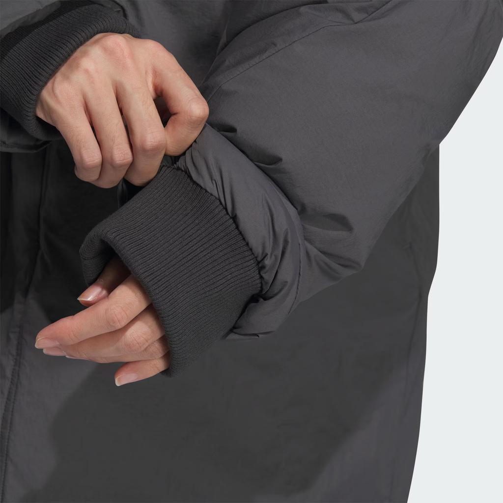 Adidas Fustl P Djk Lon водонепроницаемая длинная теплая спортивная повседневная куртка с капюшоном мужские куртки темно-серые JM6177