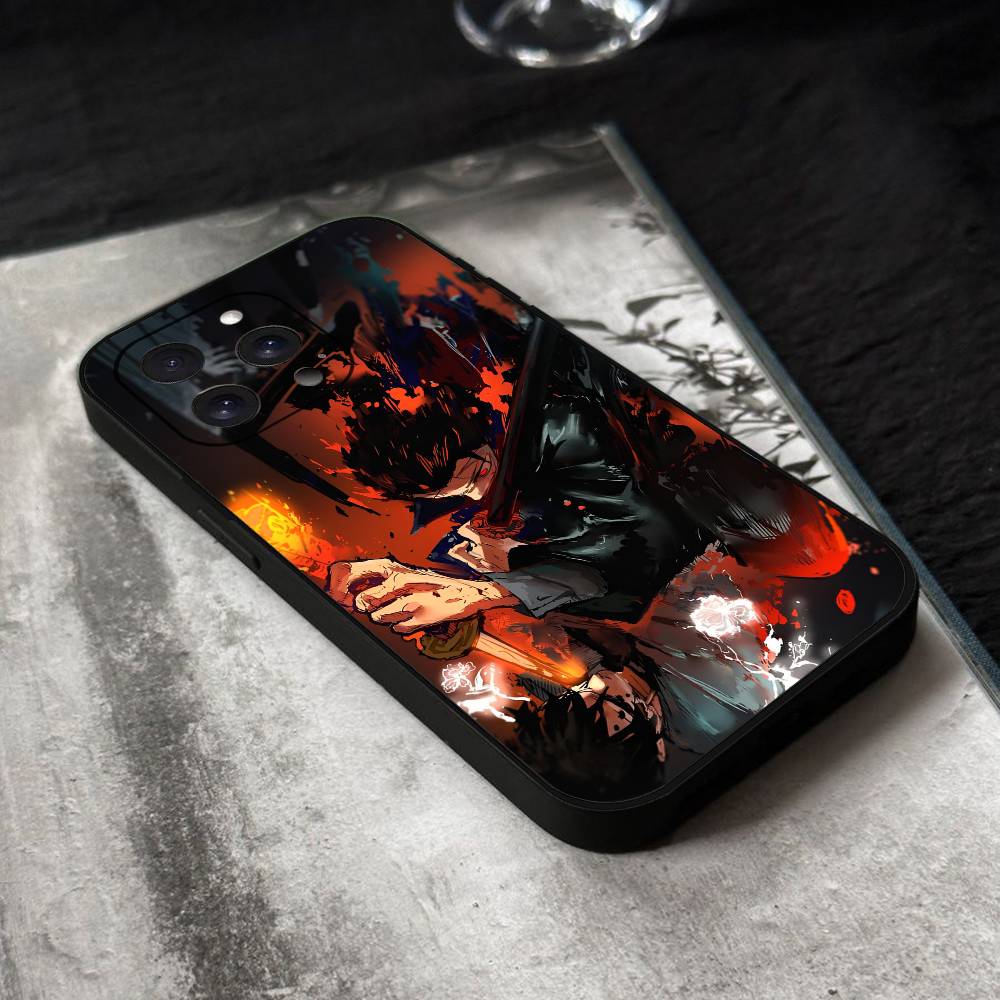 Kagurabachi Крутой Аниме Чехол для Телефона Черный Силикон Мягкий Корпус Для IPhone 17 16 15 14 13 12 11 Air Pro Max Plus Горячая Распродажа