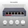 HIKVISION 6-Port Fast Ethernet PoE Desktop Switch CN plug (adapter included)