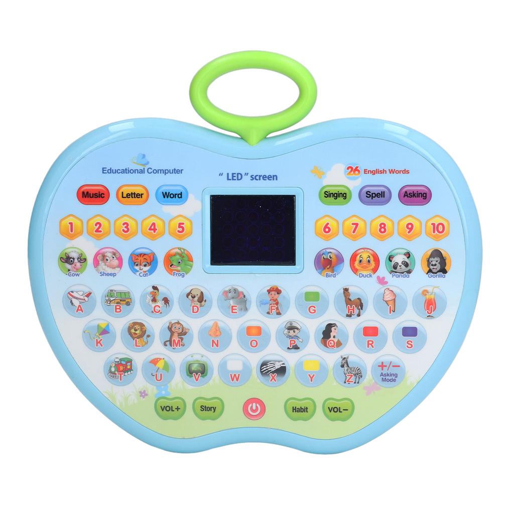 Learning Tablets Multifunction Kids Tablet with LED Display for Baby Girl Boy Early EducationBlue