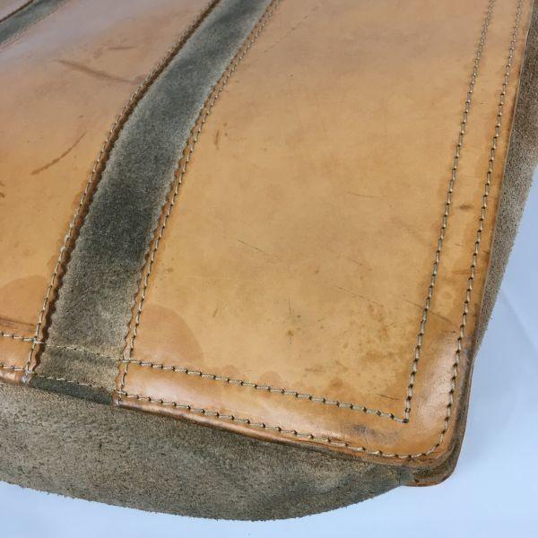 ЯЩИК Толстая кожа Портфель для документов Деловая сумка Коричневый(ИСПОЛЬЗОВАЛ)