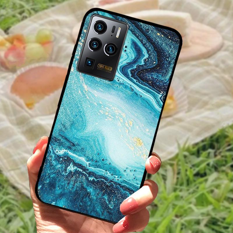 Для ZTE Axon 30 Ultra 5G Ударопрочный Силиконовый Мягкий TPU Чехол для Телефона Для ZTE Axon 30 Ultra Модный Мультяшный Защитный Чехол