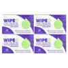 Wipe 'N Clear, Lens Tissues, 4 Boxes, 75 Individually Wrapped Soft Quilted Lens Tissues