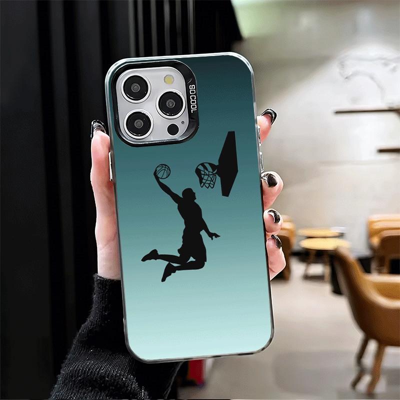 Спортивная эстетика баскетбола Мягкий чехол для телефона для iPhone 15 16 17 Pro Max 17Air 16E 14 Plus 13 12 Mini Ударопрочный чехол Задняя панель