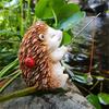 Artistic Hedgehog Design Resins Miniature Ornament Decoration For Aquascaping Miniature Landscape Arrangements
