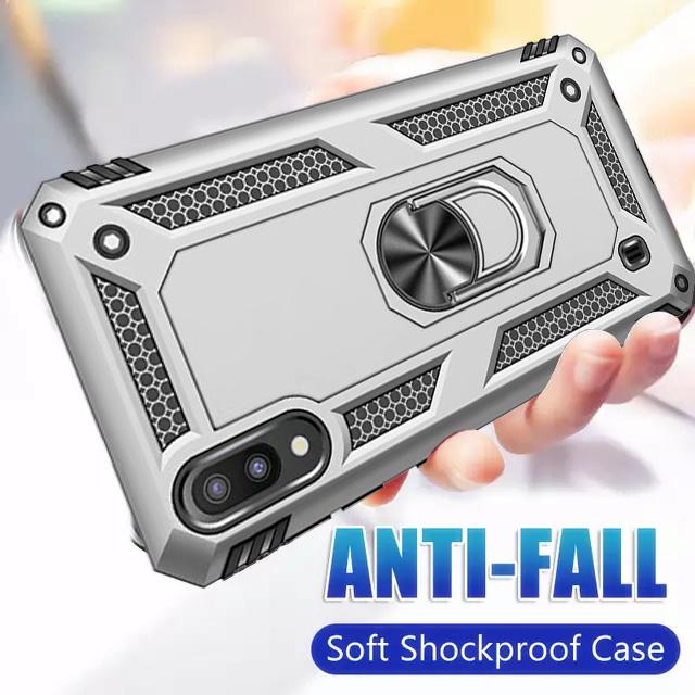 Luxury Sergeant Anti-fall Bracket Magnetic Car Load Protective Case for IPhone Samsung Huawei Xiaomi