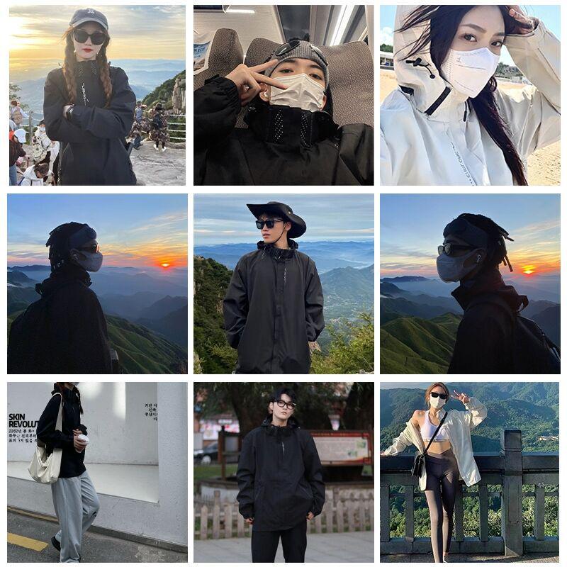 Men's American-Style Vintage Cityboy Functional 3-in-1 Workwear Jacket In Solid Color